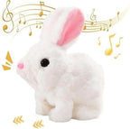 Bunny Toy, Hopping Bunny Toy Interactive Electronic Pet with Sounds and Movement